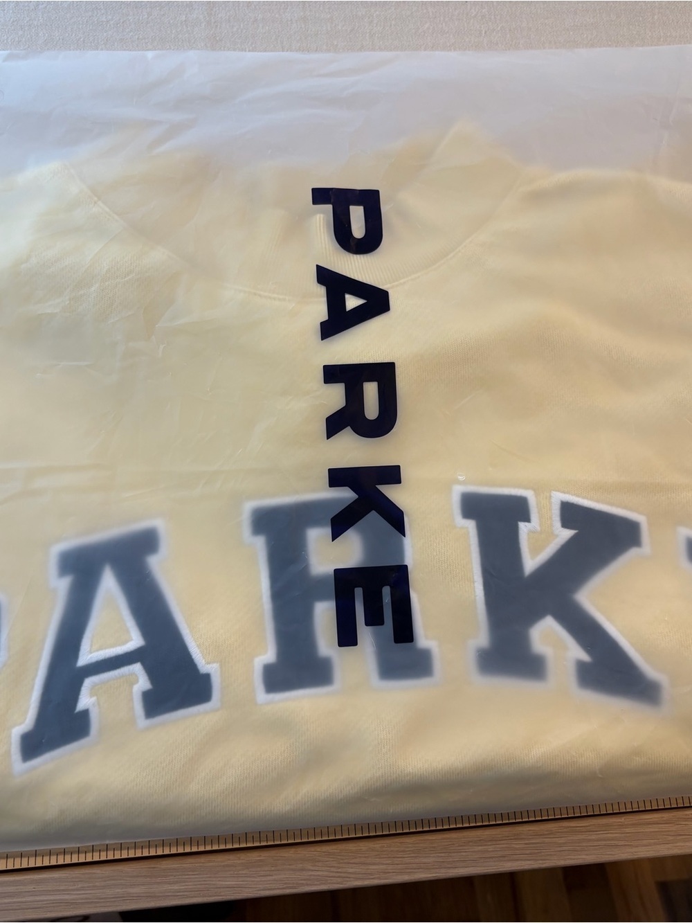 PARKE Cake Batter Varsity Mockneck - Birthday Collection - Size L/XL - Picture 9 of 11